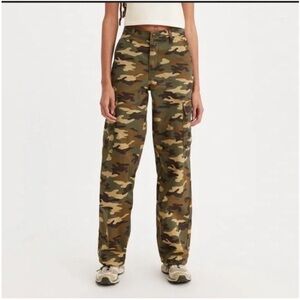 Levi's Camouflage Wide Leg Pants